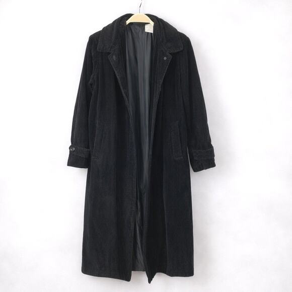 Blair Other - Blair Corduroy Overcoat Long Trench Coat Men S Black Matrix Dark Gothic Grunge